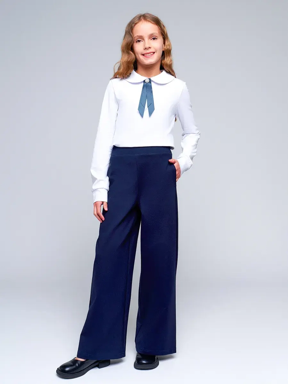 Блузка для девочки школьная