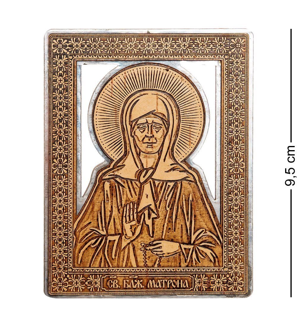 Народные промыслы BST-219 Магнит «Матрона» (береста)