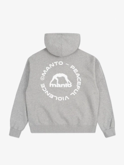 Худи MANTO LABEL 25 OVERSIZE серая