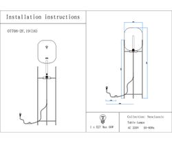 Kink Light 07708-2F,19(16) Торшер Лорейн черный/серый