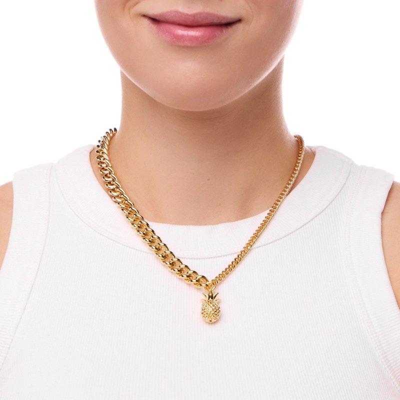Колье Золотой Ананас