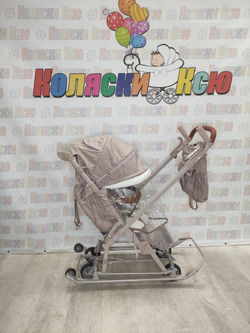 Санки-коляски "Ника детям 7-8K" бежевый