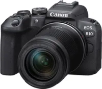 Фотоаппарат Canon EOS R10 + RF-S 18-150mm IS STM, беззеркальный, черный, 24,2 Mpx, CMOS 22.3х14.8 мм, UHD 4K, экран 3.0" поворотный, Li-ion