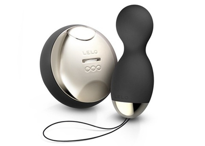 Вагинальные шарики Hula Beads Black с ДУ (Цвет: черный)