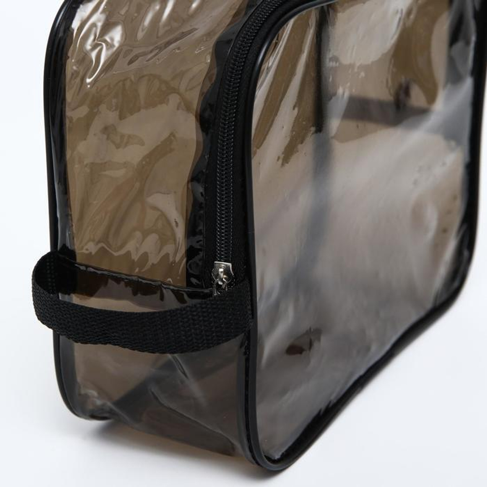 7048560 Сумка в роддом 20х25х10, цветной ПВХ, цвет черный