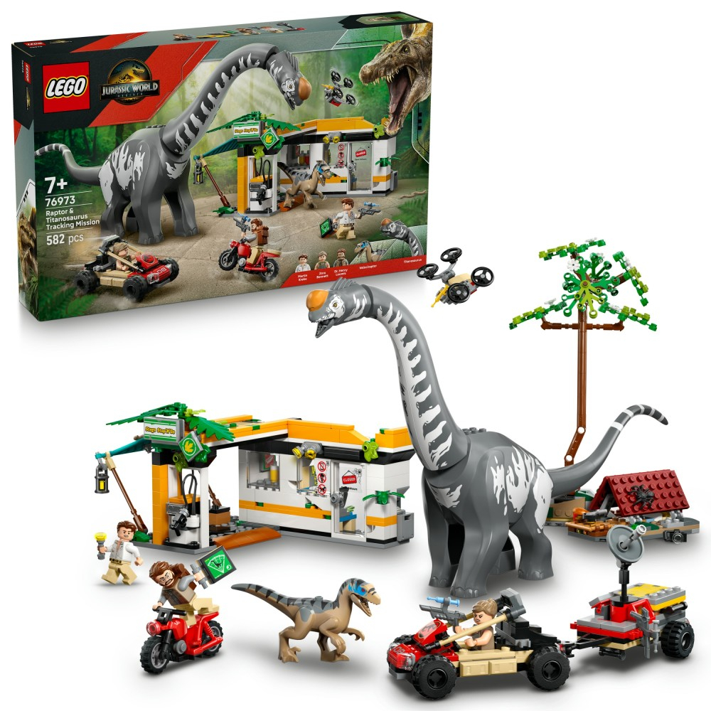 Конструктор LEGO Jurassic World 76973 По следам титанозавра и раптора арт. 76973 / ЛЕГО Мир Юрского периода — фото 1