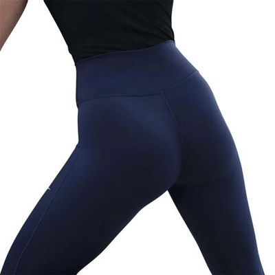 Баскетбольные женские штаны Nike One Seamless Front Pants Navy Blue