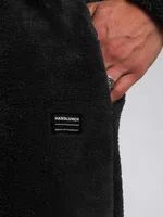 Брюки Hardlunch плюшевые черные