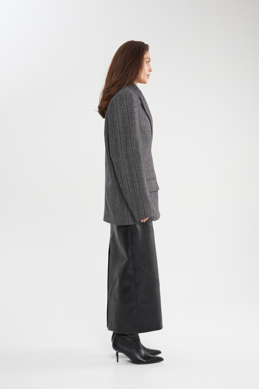 Пиджак "Kletka" sangria