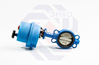 Затвор дисковый поворотный ENKO D104 с электроприводом VALBIA DN 250