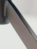 Стул М-City DISAUR Prato поворотный на 360 градусов Поворот с возвратом Boston-102 Латте, ткань, Медный Брашированный