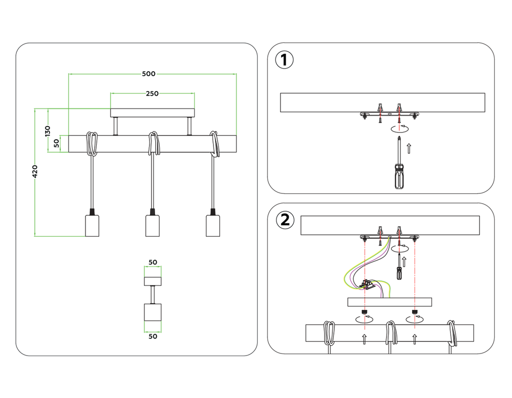 Ambrella Подвесной светильник в стиле лофт Loft TR8182