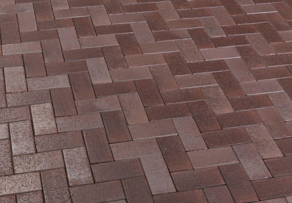 Feldhaus Klinker - P409SKF, Gala ferrum, обожженный, с фиолетовым нагаром, 200x100x40 - Клинкерная тротуарная брусчатка