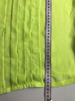 Топ Top Secret цвета сочного лимона, маркировка 38, визуально на 44 размер