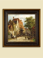 Картина серии "Голландия" настенная для интерьера 26*26 см