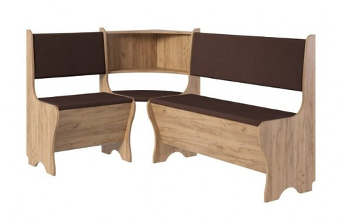 Угол кухонный Комфорт Дуб вотан / Коричневый