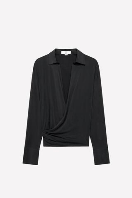 ZARA X LUDOVIC DE SAINT SERNIN РУБАШКА-КИМОНО, ЧЕРНЫЙ