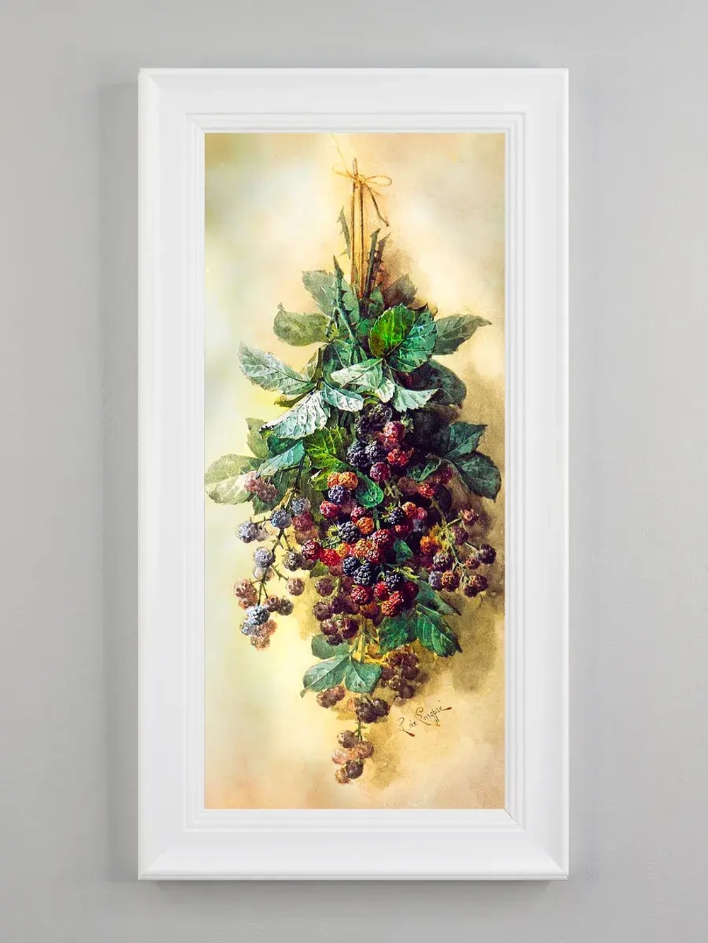 Картина на стену интерьерная на холсте в раме 21*40 см