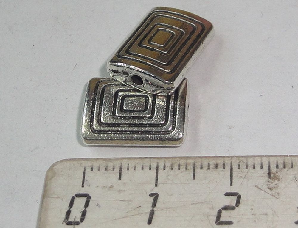 Проставка египетская прямоугольная (цвет серебро)
