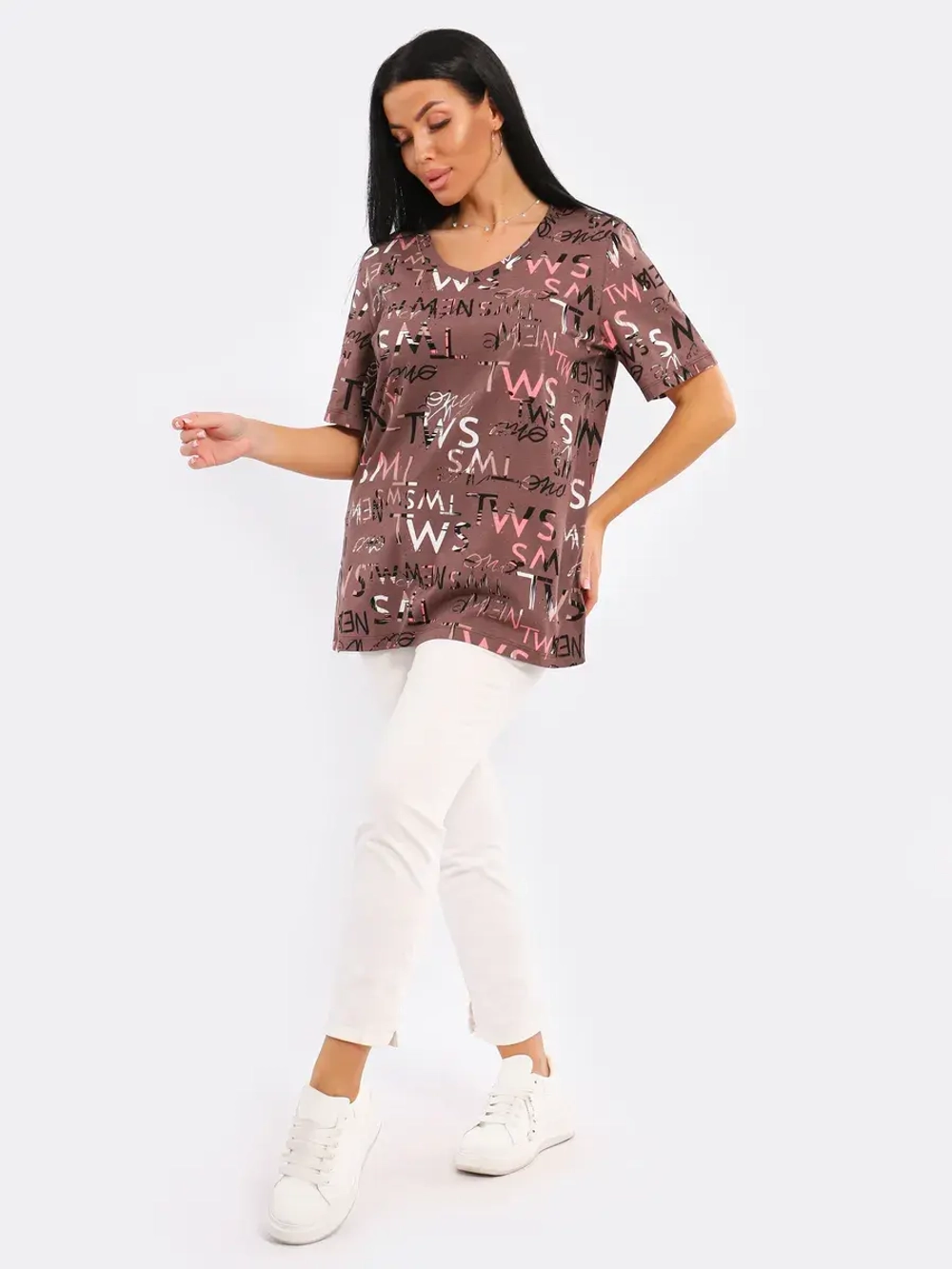 Футболка женская большие размеры