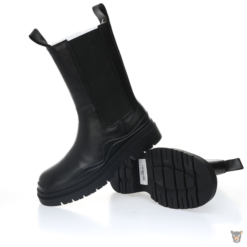 Сапоги Bottega Veneta "Chelsea Tire Leather high Boot"