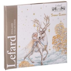 ТАРЕЛКА LEFARD "СНЕЖНАЯ КОРОЛЕВА" В ФОРМЕ СЕРДЦА 21,5*2 СМ (КОР=48ШТ.)