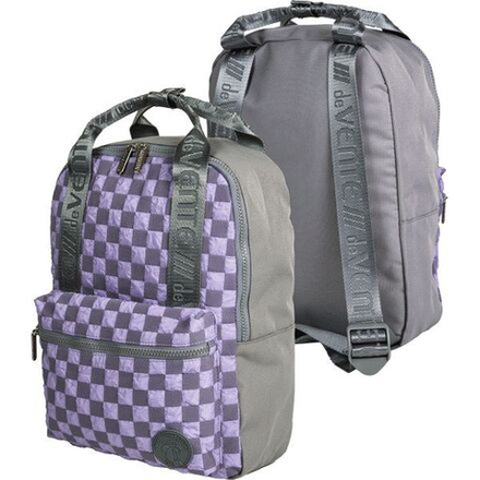 Рюкзак подростковый 36*27*12см deVENTE "Bear Collection" , 1 отд, 1 пер.карм, сиреневый