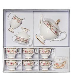Pavone JK-210 Чайный сервиз 15 пр. на 6 перс. «Милано-Мариттима» (Milano Marittima  )