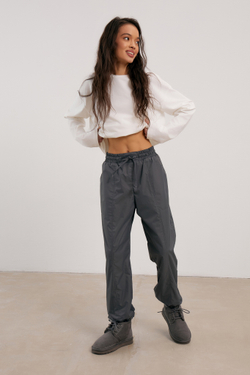 Джоггеры утеплённые, асфальт