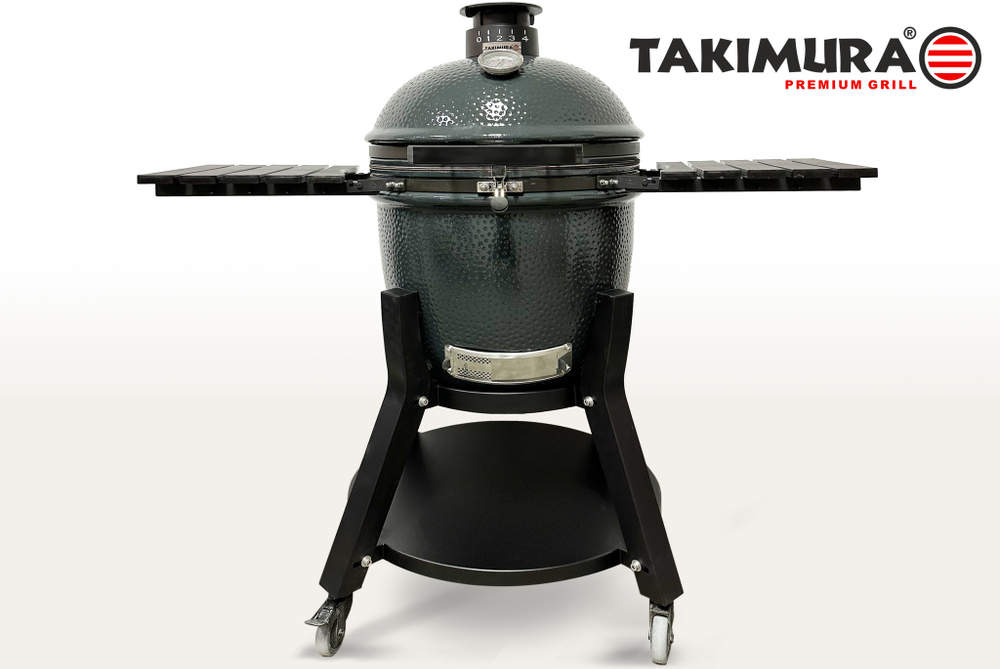 Керамический гриль Takimura 22 дюйма (графит)