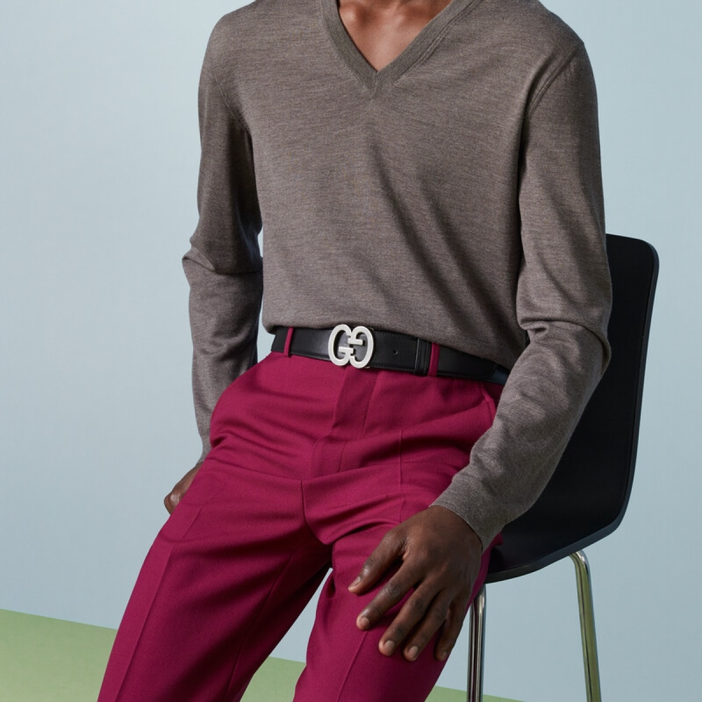 Пояс GUCCI G 4cm, 745826-0YA0N-1000