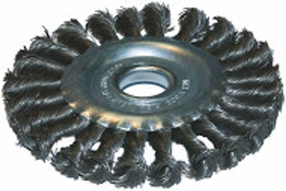 Крацовка (диск) плоская, витая стальная проволока, d=125/22,2мм   (888)   3492125