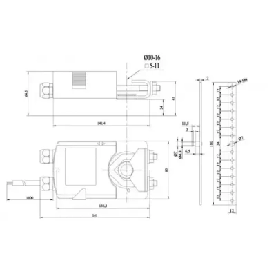 Электропривод LM 230-6 реверсивный