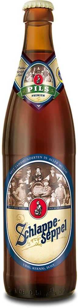 Пиво Шлаппезеппель Пилс / Schlappeseppel Pils 0.5 - стекло