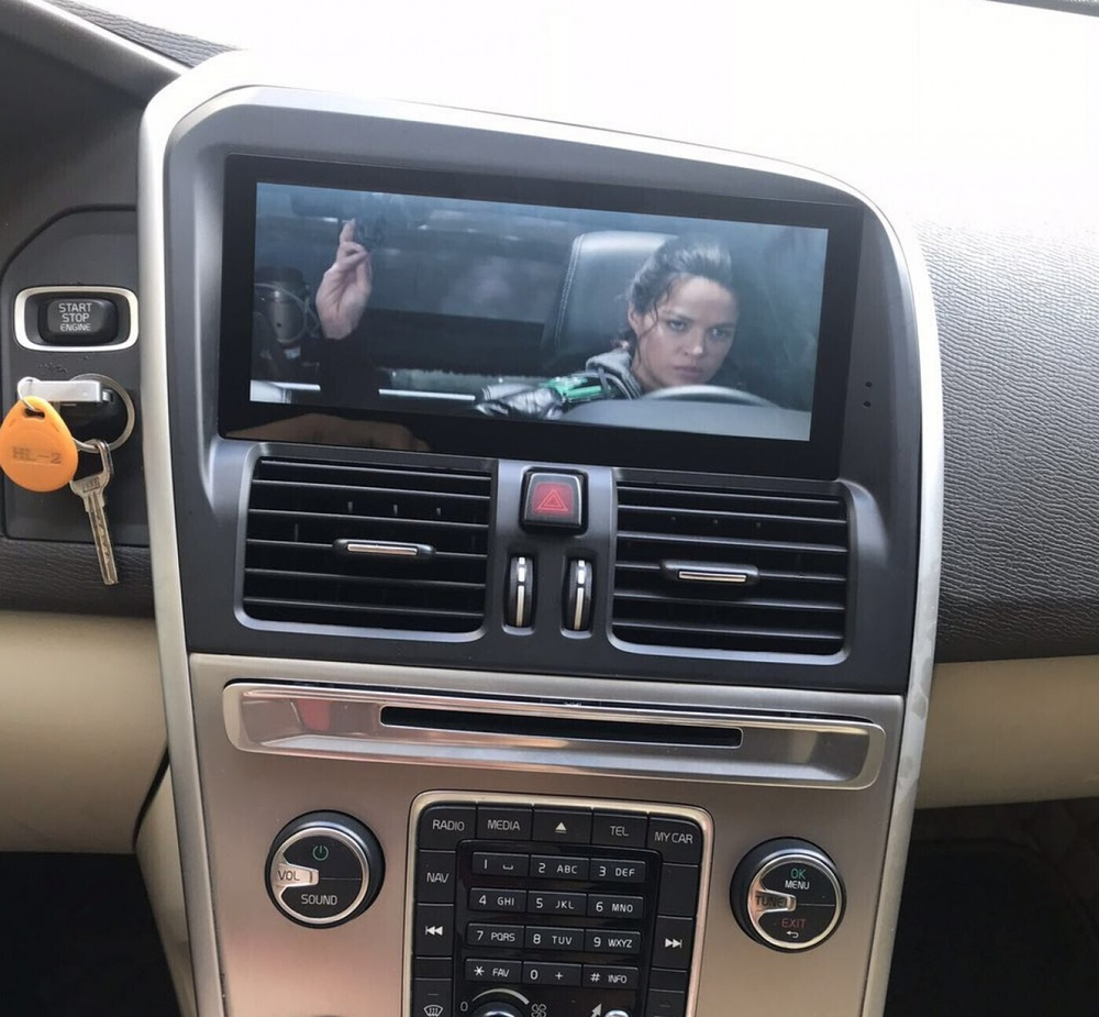 Магнитола для Volvo XC60 2014-2017 (поддержка штатного меню) - Carmedia JT-V8004-8128 экран 8.8", Android 12, 8Гб-128Гб