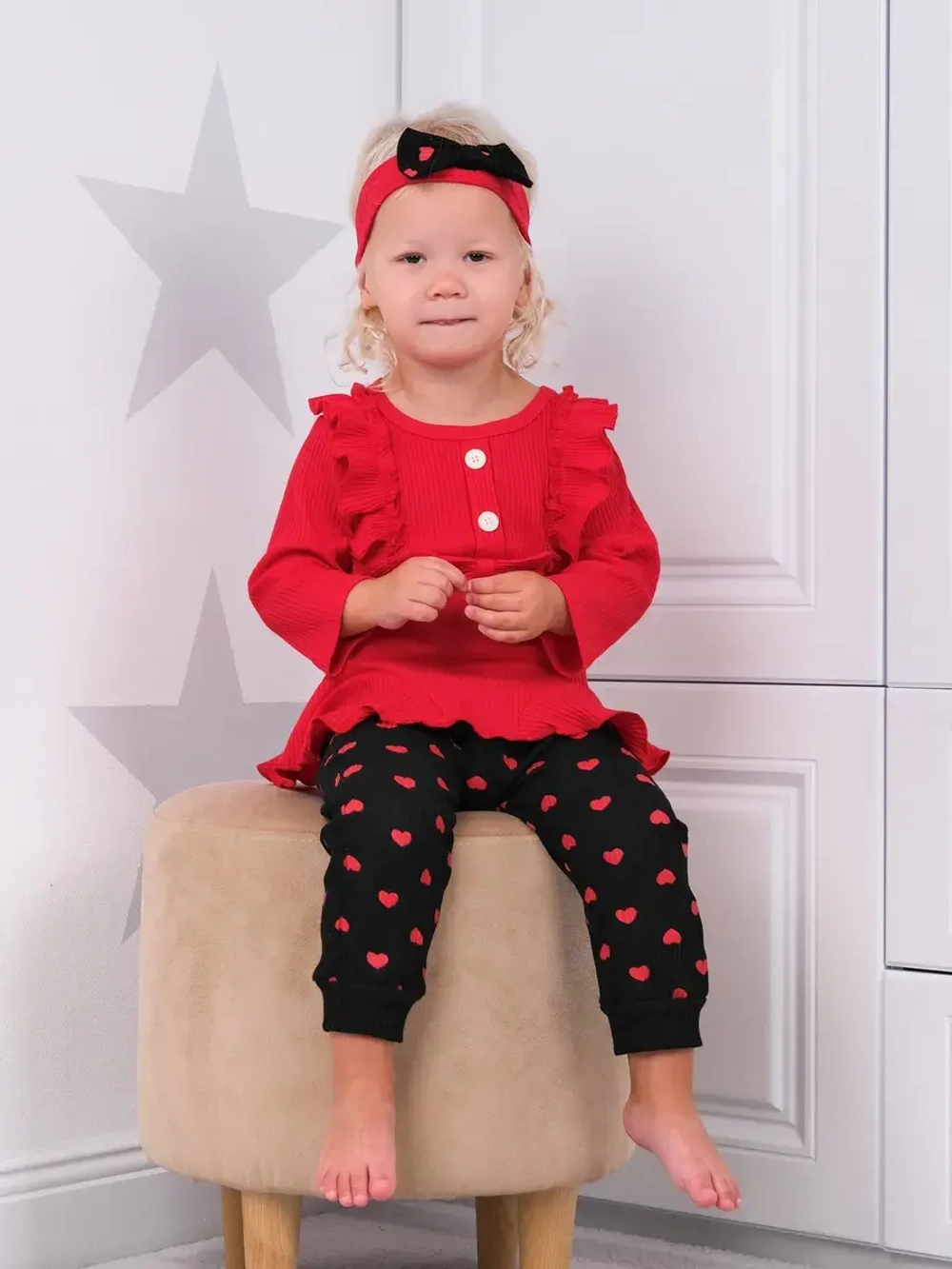 Летний костюм для девочки нарядный