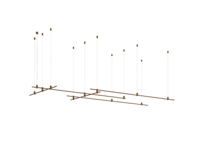 Donolux Magnet Modular System «CODE 1.2», L2000x3xL1000х2хH95-3000 мм (высота регулируется), DC24V,