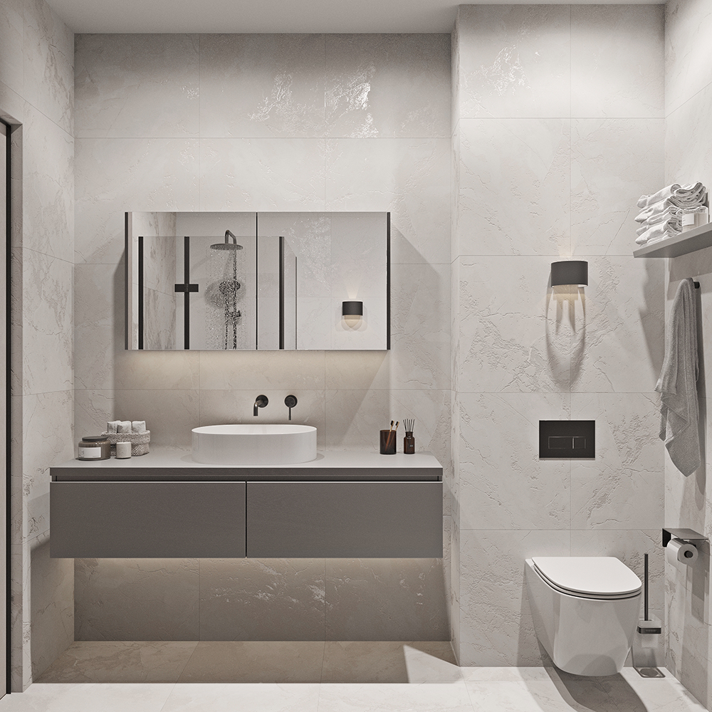 Керамогранит, Arcadia Ceramica, BISMANTO BIANCO, 600x600 мм, карвинг