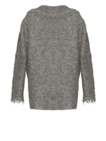 Женский кардиган-пальто серый из шерсти