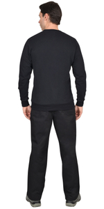 Толстовка длинный рукава черная