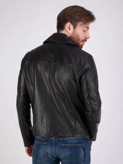 Кожаная куртка демисезонная косуха