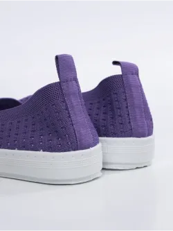 Мокасины летние текстильные