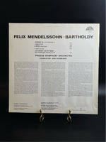 LP Felix Mendelssohn - Bartholdy - Симфония №1. Виниловая пластинка 12 дюймов. Чехословакия 1976 год.