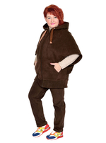 Брюки из флиса, шоколад