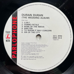Винтажная виниловая пластинка LP Duran Duran (The Wedding Album) (Англия 1993)