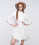 платье DONDUP - made in Italy - белый(DA255 PS0012D XXXW)