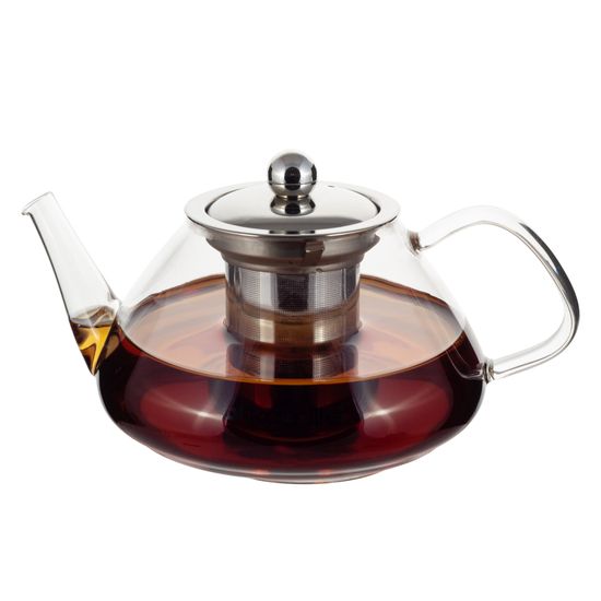 Стеклянный заварочный чайник 450 мл. Kamille KM-0782S со съемным ситечком