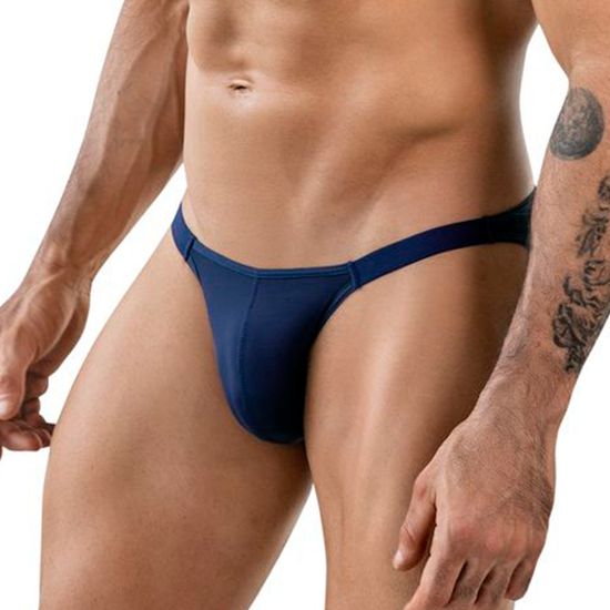 Мужские трусы слипы темно-синие Clever Moda OOMPH BRIEF 186508