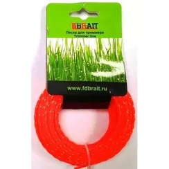 Леска для триммера "BRAIT" (3.0*15 м) PROFESSIONAL квадрат двухслойный