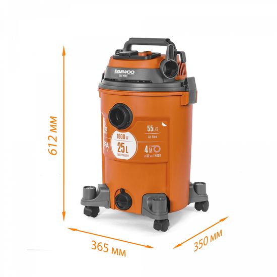 Строительный пылесос DAEWOO DAVC 2516S